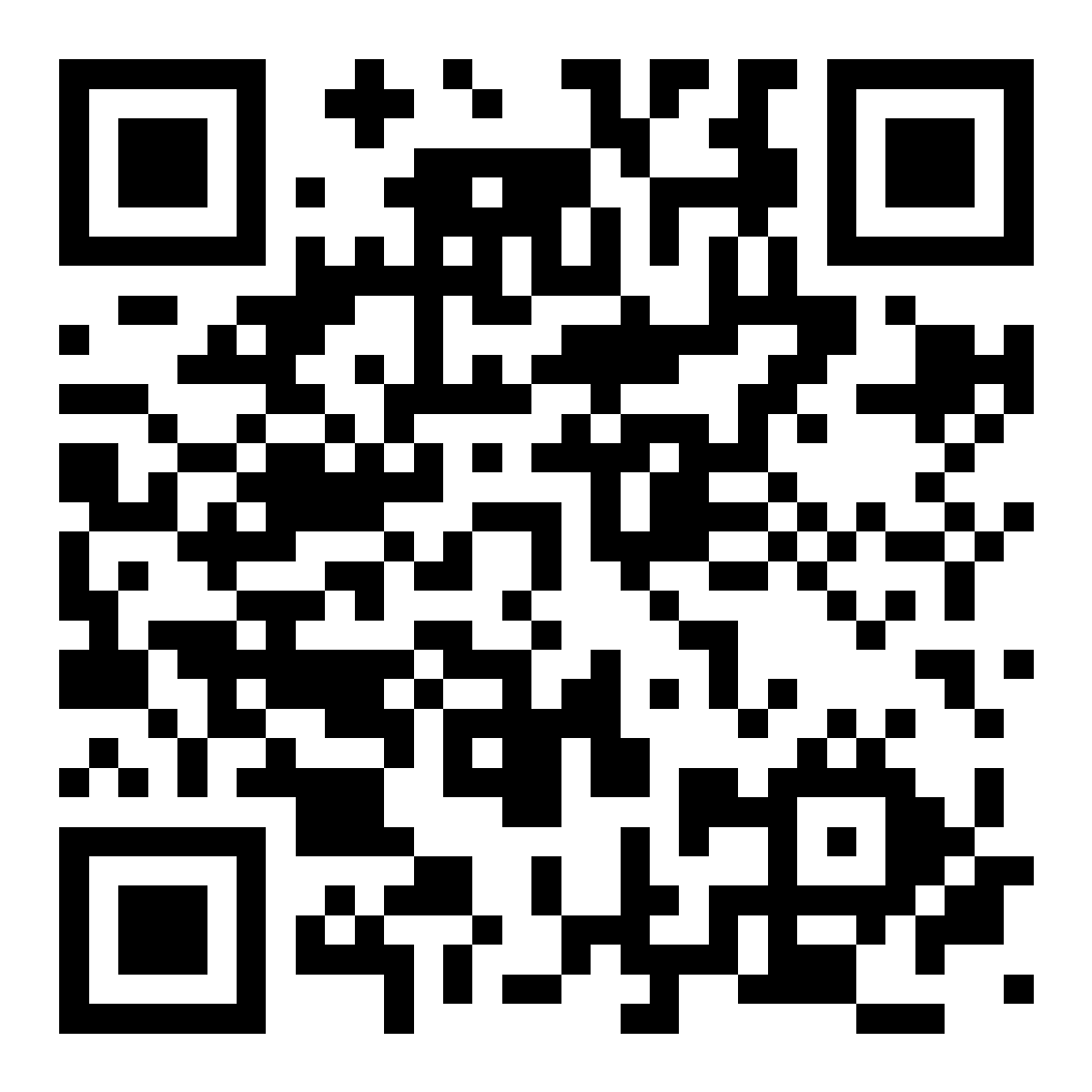QR code that opens a WhatsApp chat with NoMiddleman